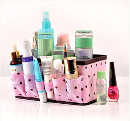 品名 纳和精品化妆盒桌面杂物 化妆品 折叠 收纳盒 尺寸